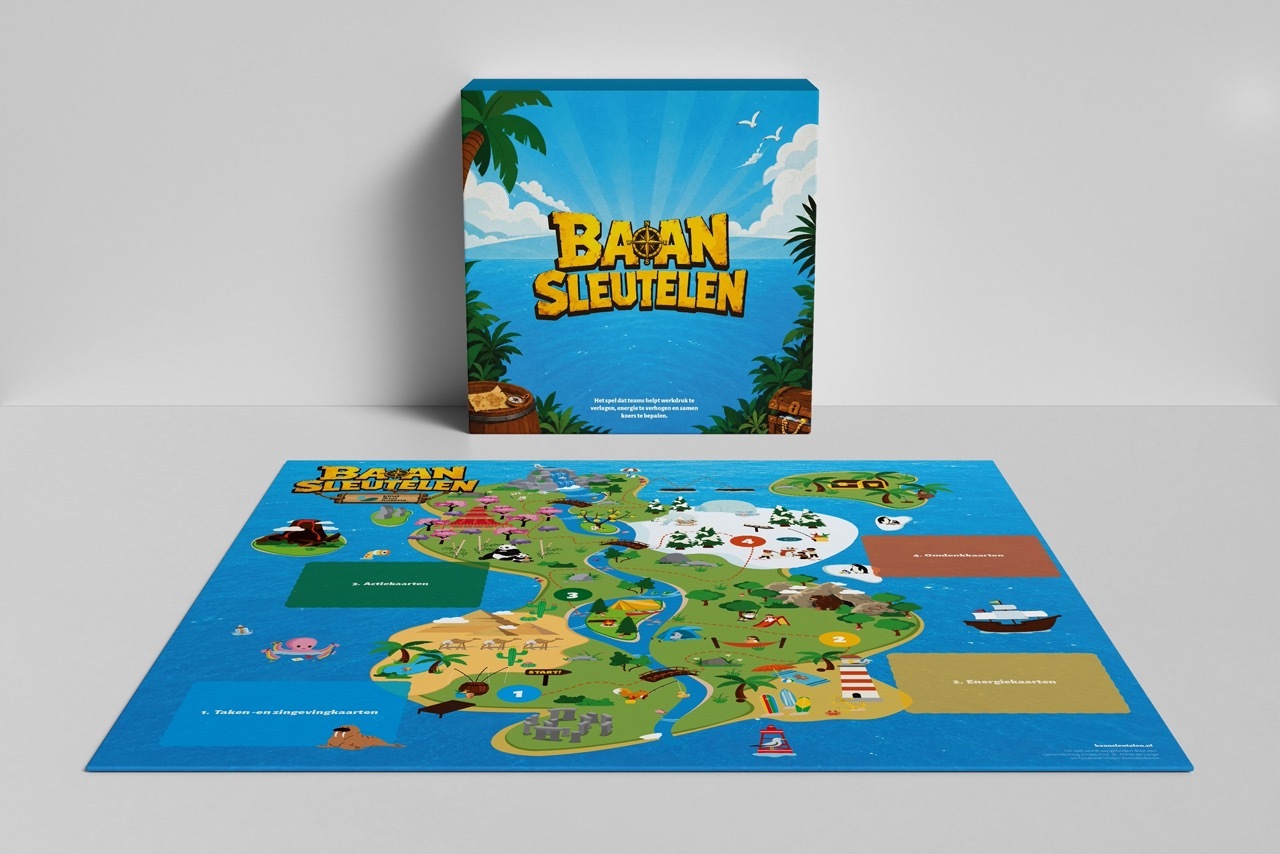 Visuele impressie van het Baansleutelen spel